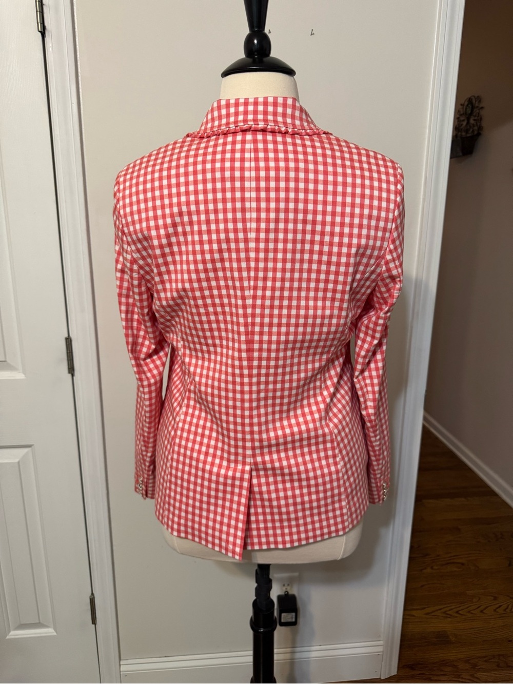 Rafaella Pink Gingham Tailored Blazer - Picture 6 of 7